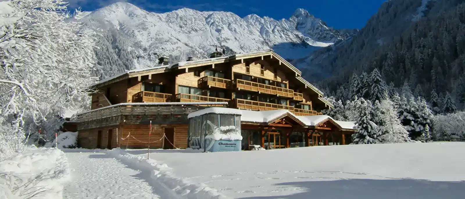 Grands Montets – Argentière in France - a house in the mountains covered in snow.