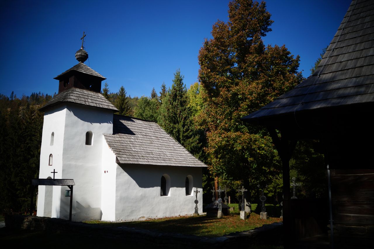 Zborov in Czech Republic - the sky is clear.