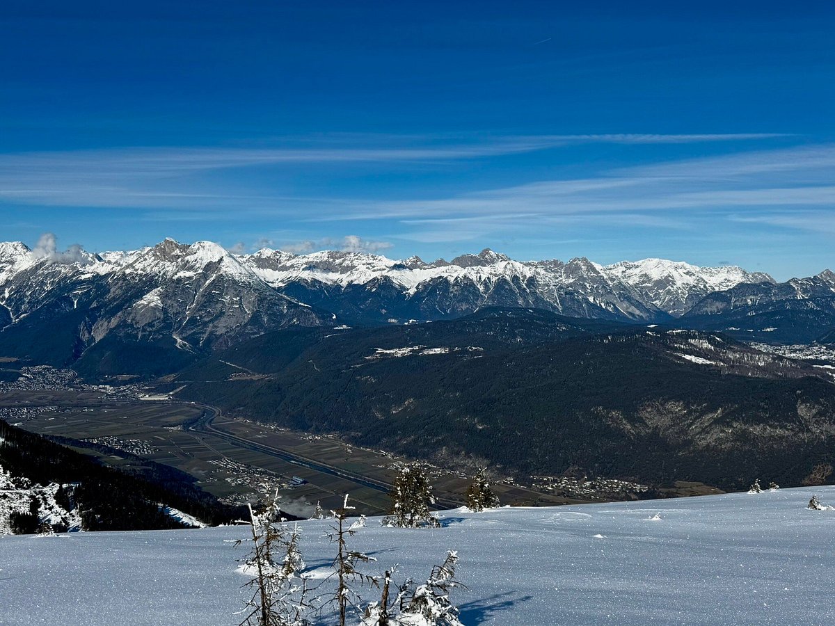 Freizeitzentrum in Germany - a view from the top of a snowy mountain.