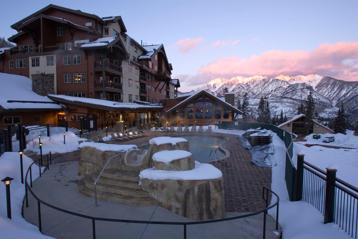 Purgatory – Durango in USA - snow on the ground.