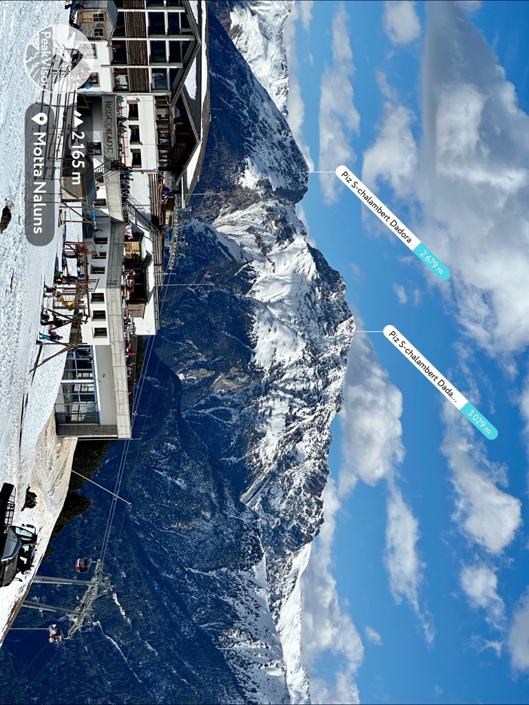 Watles – Malles Venosta in Italy - white clouds in the sky.