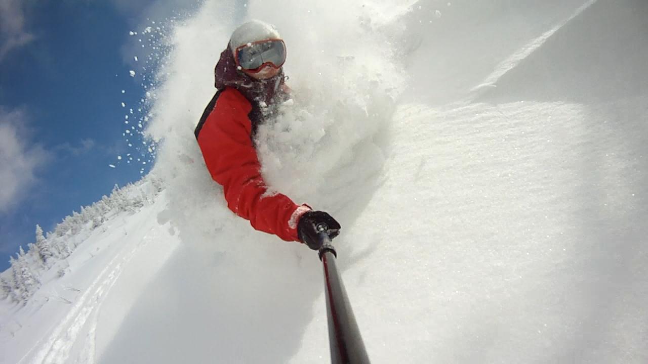Okrągla Górka – Kamianna in Poland - a person skiing down the side of a mountain.