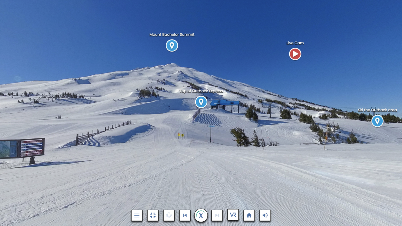 Mount Parnassos – Fterolakka | ​Kellaria in Greece - a view of a snow covered ski slope.