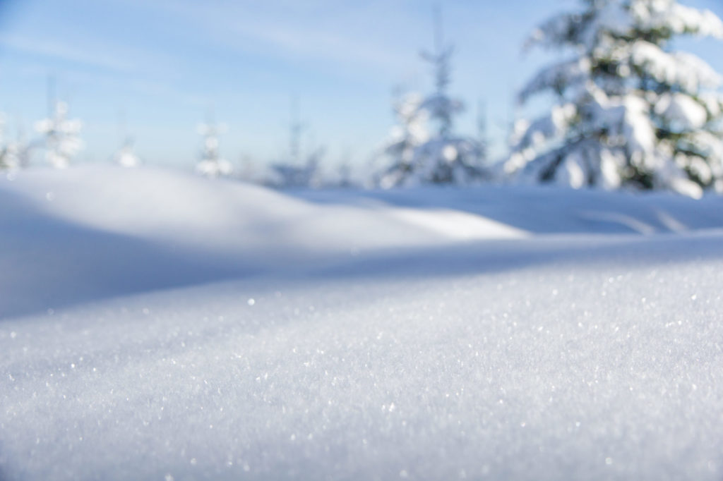 Forsteralm in Austria - snow on the ground.