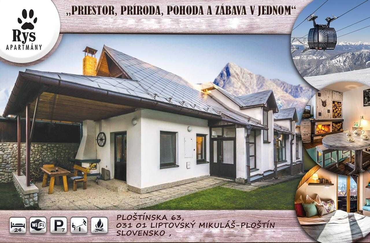 Žiar – Dolinky in Slovakia: the building where the vacation home is located.