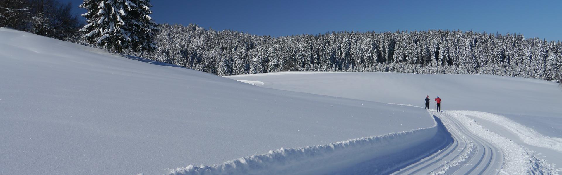 Luggi Leitner Lifts – Scheidegg in Germany - tracks in the snow.