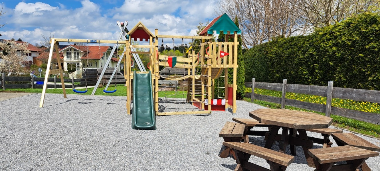 Ellegglifte – Faistenoy in Germany - a children's play area in the back yard of a house.