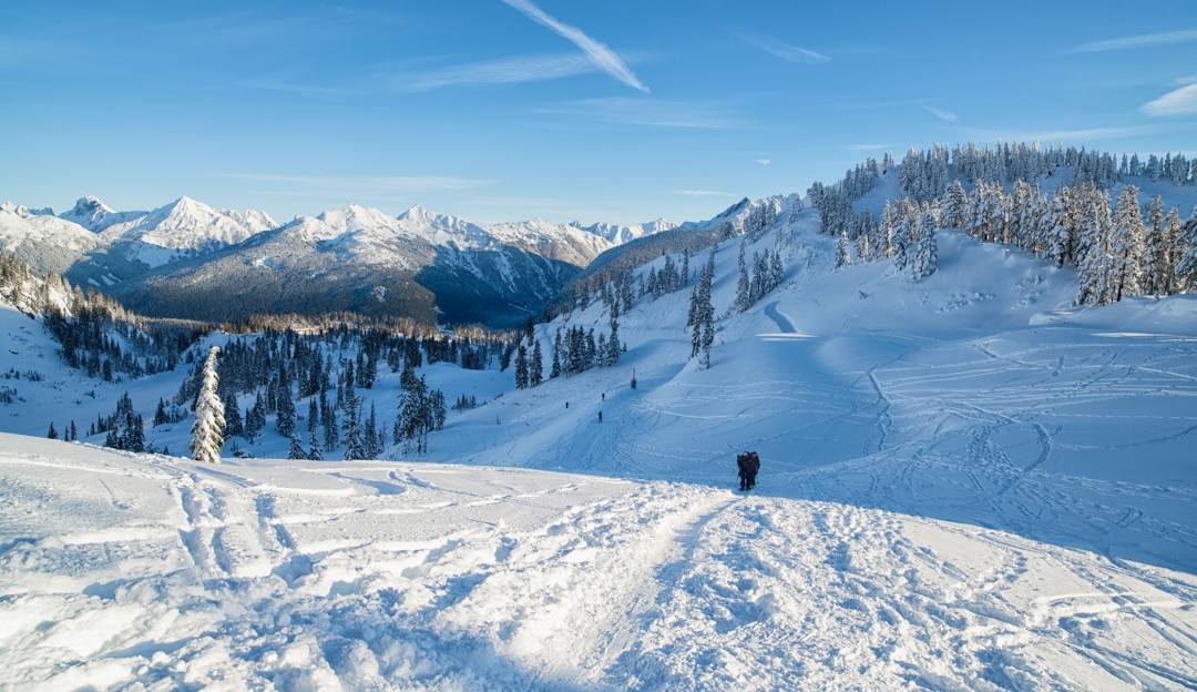 Mt Baker in USA - the view from the top of the mountain.