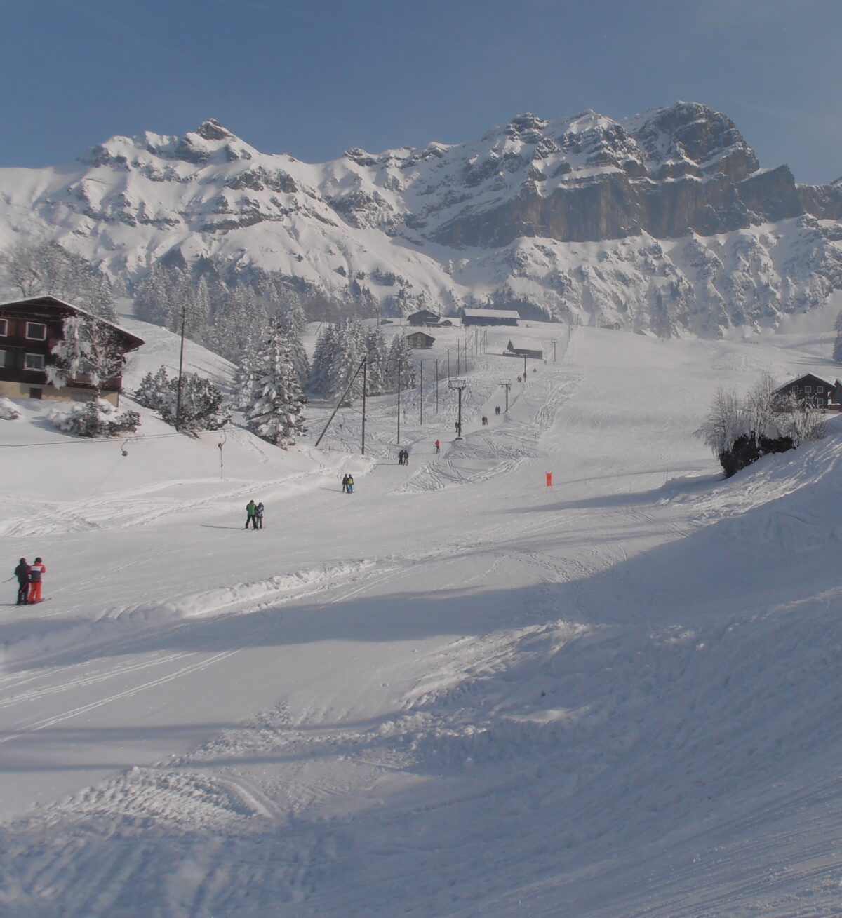 Kellerberg – Haldi in Switzerland - white snow on the ground.