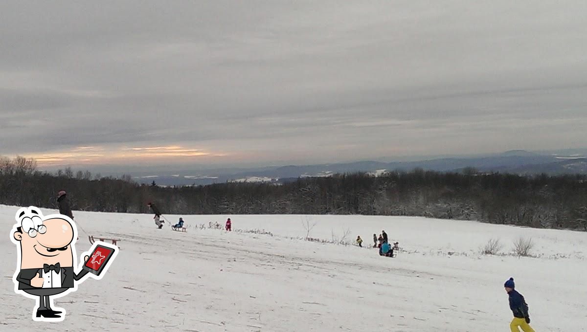 Hoher Meissner – Eschwege | ​Hessisch Lichtenau in Germany - a group of people skiing down a snowy hill.
