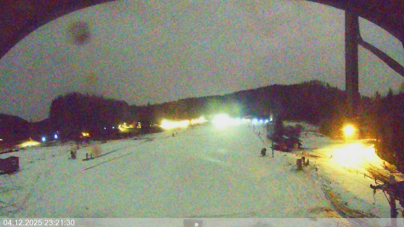 Sjezdovka in Czech Republic - a view of a golf course from the top of a hill.