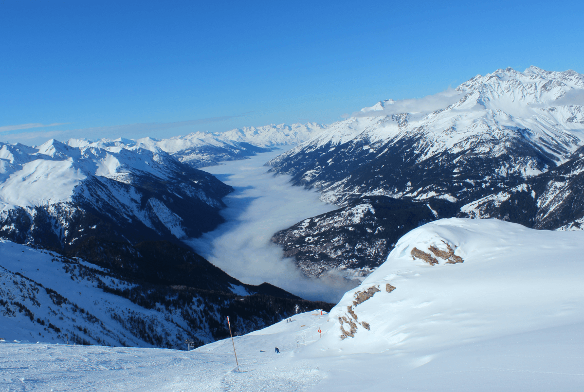 La Norma in France - a clear blue sky.