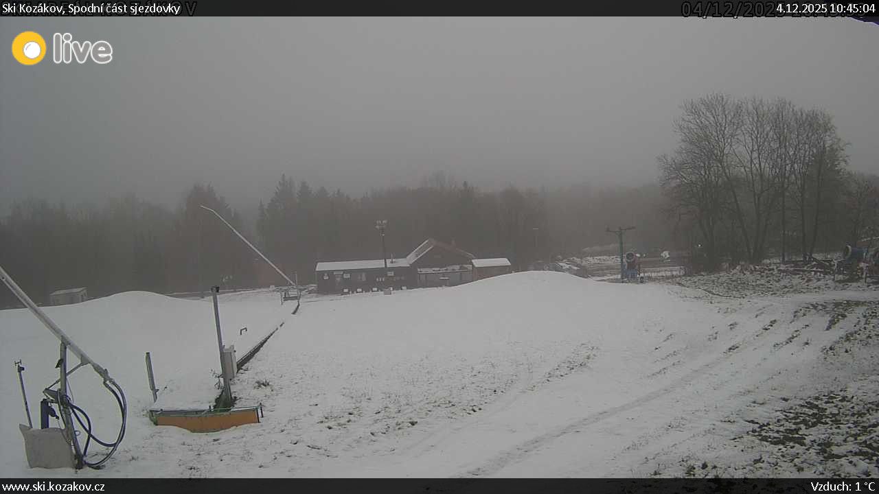 Kozákov in Czech Republic - a view of a field with a house in the distance.