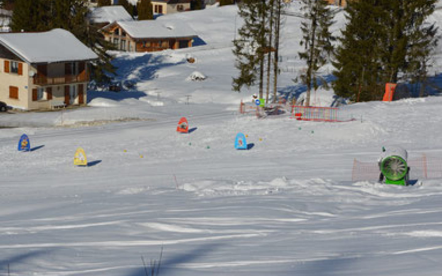 Chaux Neuve in France - the snow is white.