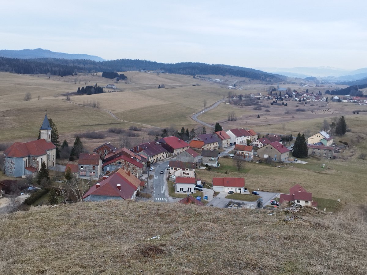 Chaux Neuve in France - a small village in the middle of the mountains.