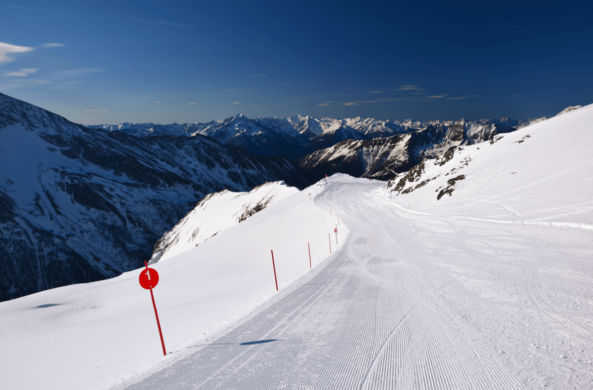 Ankogel – Mallnitz in Austria - white snow on the ground.
