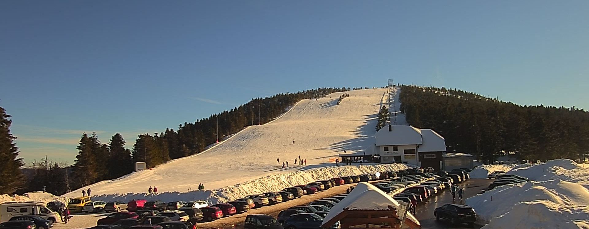 Winterberglift – Oberkirnach in Germany - a large pile of snow.