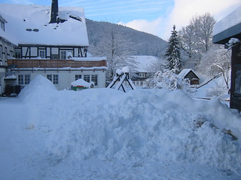 Ochsenkamp – Bad Fredeburg in Germany - a pile of snow.