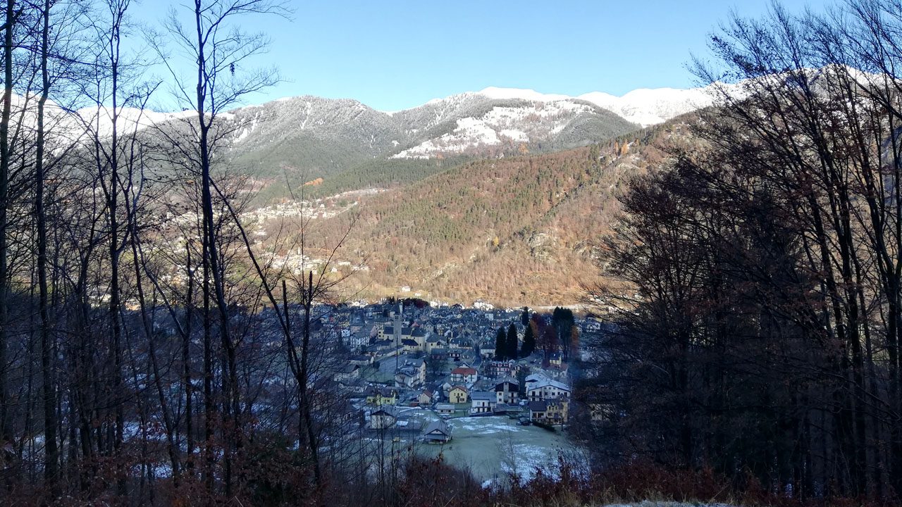 Cui Dariolo – Malesco in Italy - a small town surrounded by trees and mountains.