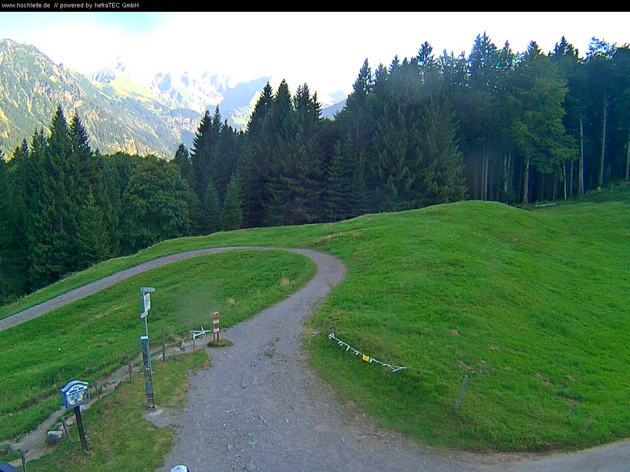 Grasgehren – Bolgengrat in Germany - a view of the mountains from the top of a hill.