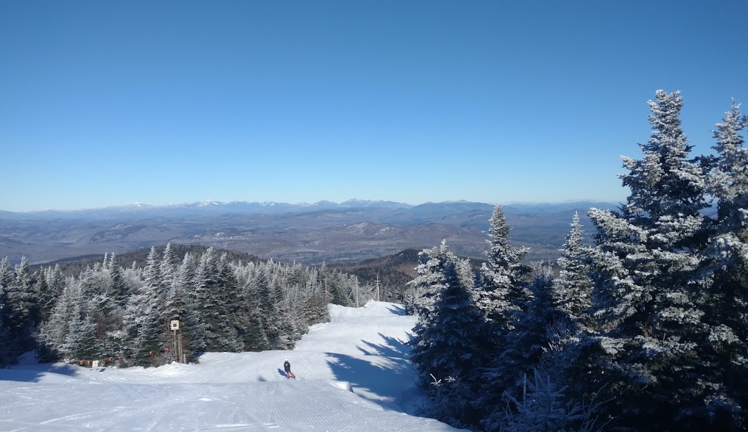 Gore Mountain in USA - the view from the top of the mountain.