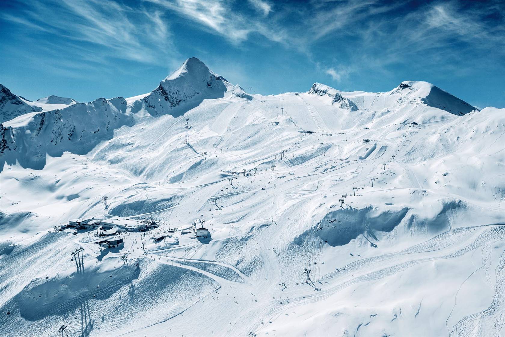 Kitzsteinhorn in Austria - a mountain covered in snow.