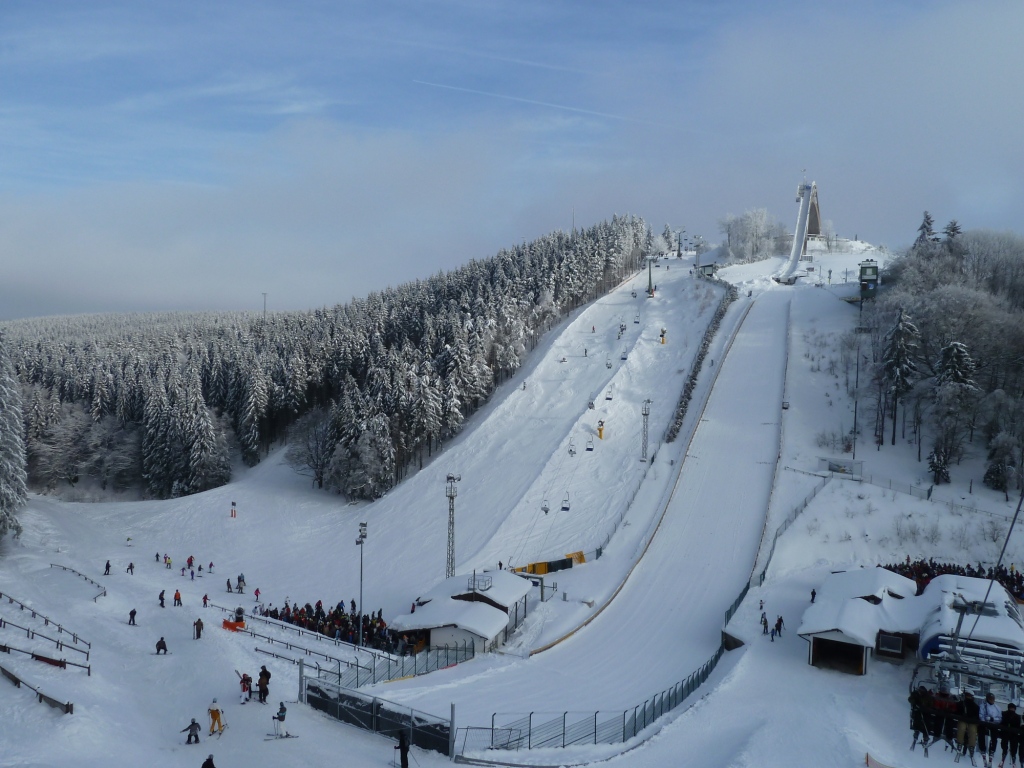 Winterberg in Germany - a ski slope covered in snow.