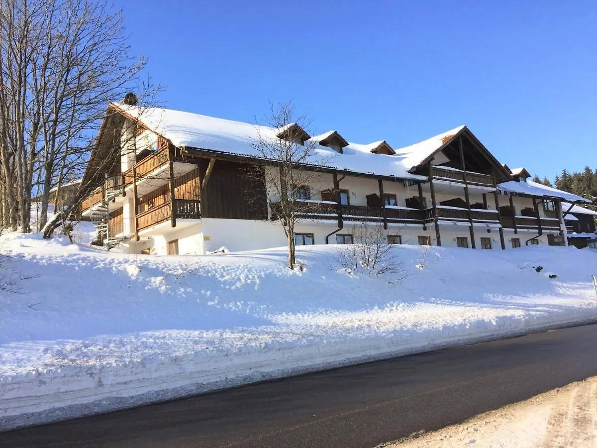 Mitterdorf Skizentrum in Germany - a house with snow on the ground.