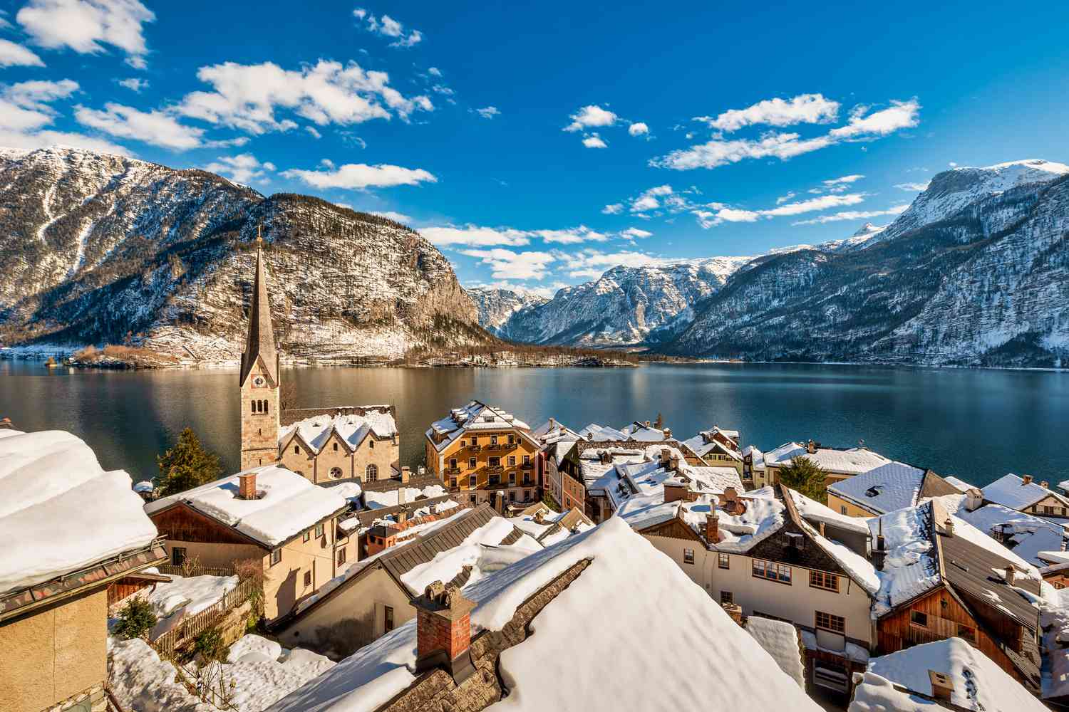 Hallstatt in Austria - the village of halls in the swiss alps.