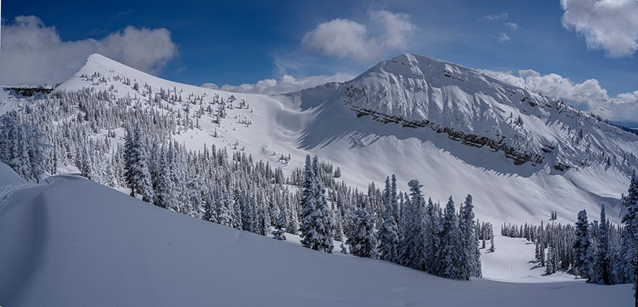 Grand Targhee in USA - a snow covered mountain.