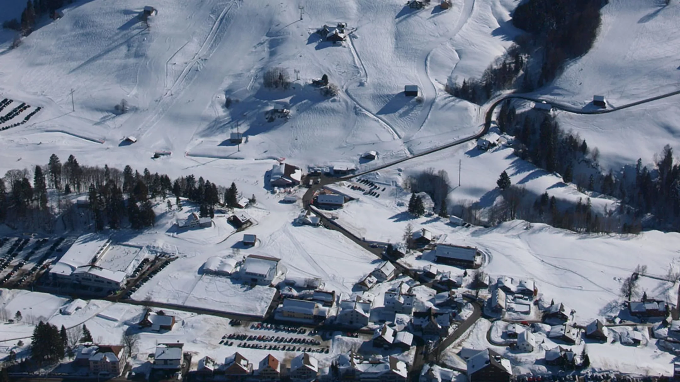 Bergbahnen Wildhaus in Switzerland - a mountain covered in snow.