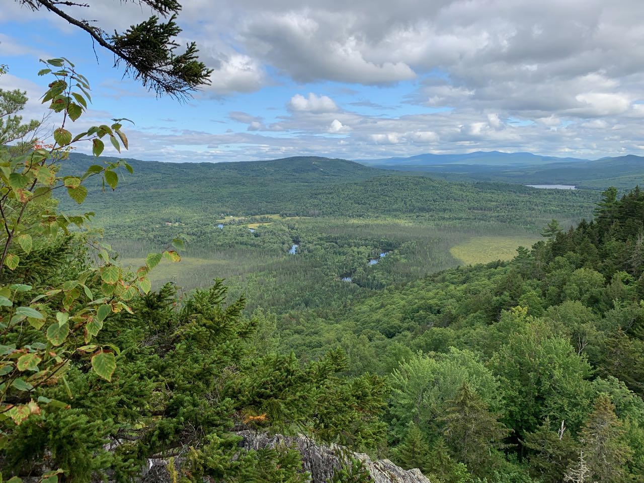 Diamond Peaks in USA - a view from the top of a mountain.