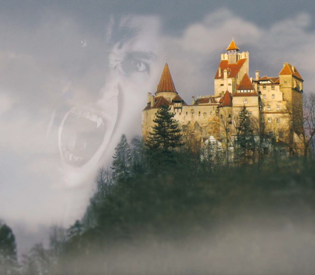 Transylvania Heliski in Romania - a castle in the middle of a forest.