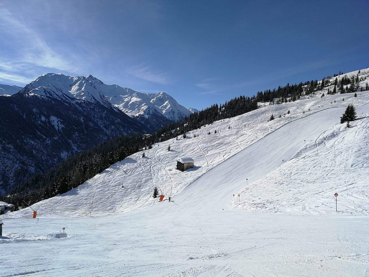 Kappl in Austria - a snow covered ski slope.