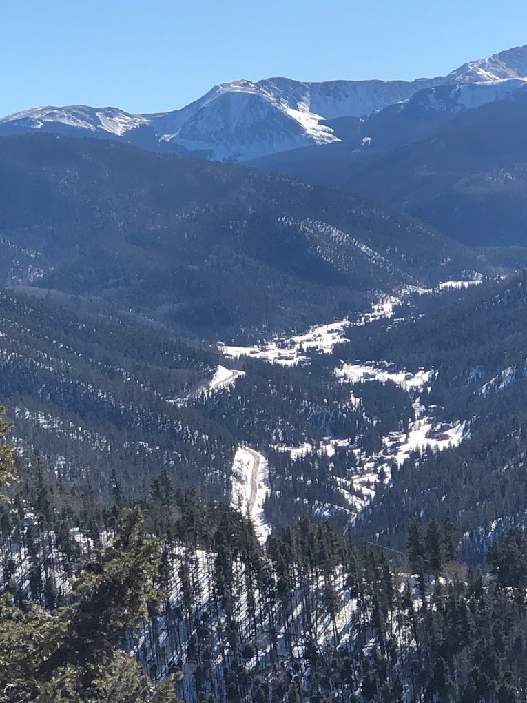 Enchanted Forest Cross Country Ski Area in USA - a view of the mountains from the top of a mountain.