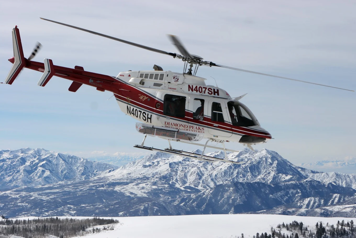 Diamond Peaks Heli-Ski Adventures in Utah, USA