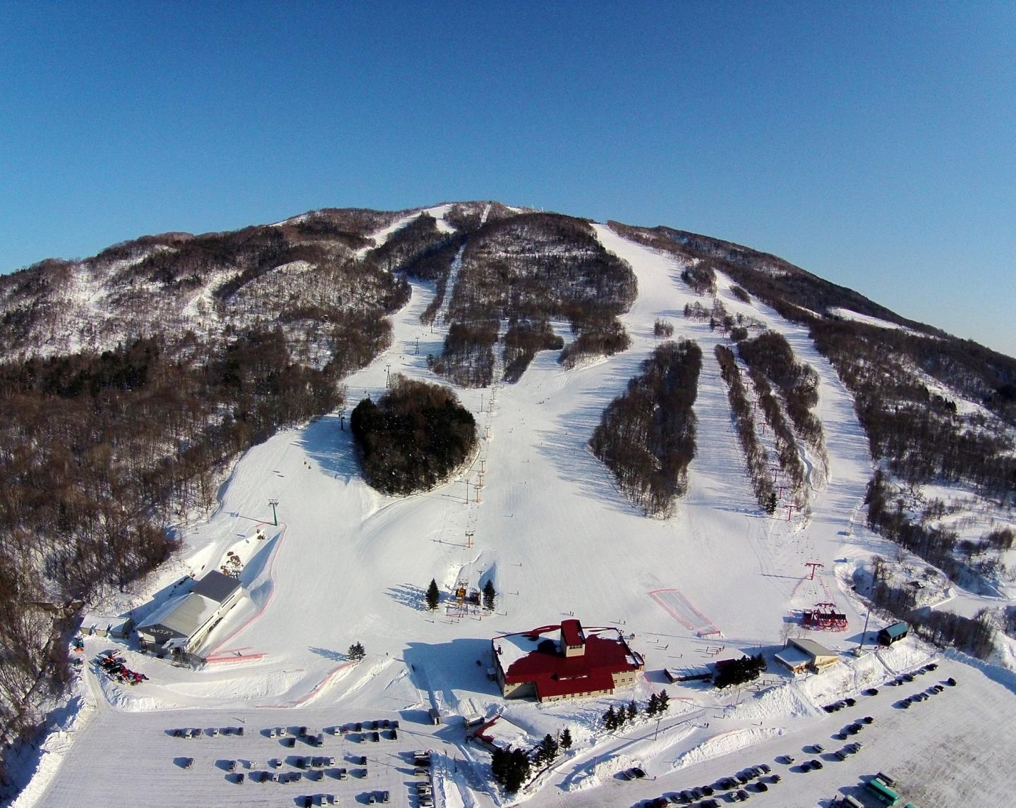 Kamui Ski Links in Japan - a snow covered mountain.