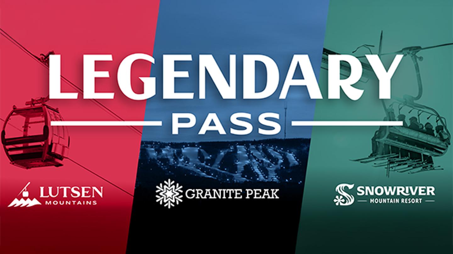 Granite Peak at Rib Mountain State Park in USA - a poster for the legendary pass event.