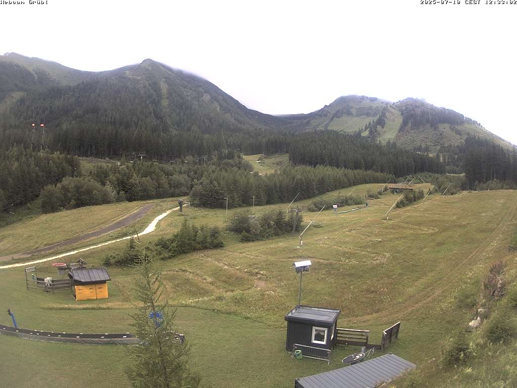 Präbichl in Austria - a view of the mountains from the top of a hill.