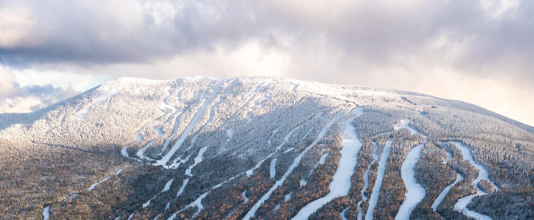 Saddleback in USA - a mountain covered in snow.
