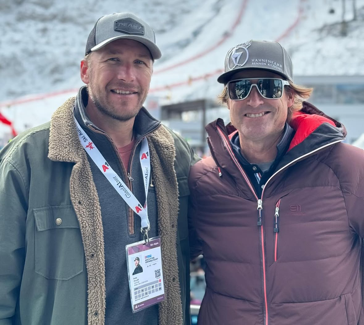 Geto Kogen in Japan - two men standing next to each other men.