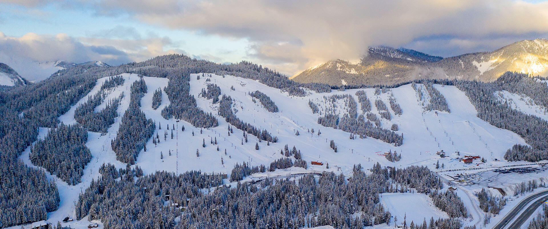 The Summit at Snoqualmie in USA - a snow covered mountain.