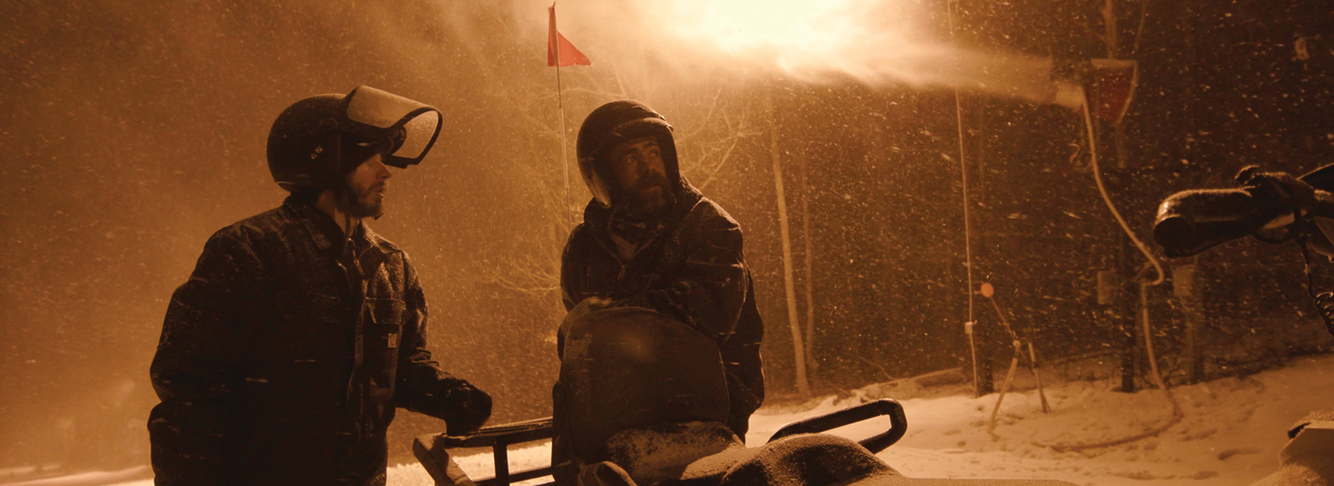 Skiers and snowboarders enjoying winter sports on Bristol Mountain in Finger Lakes Canandaigua NY. Visible are the snow-covered slopes and beautiful winter scenery.