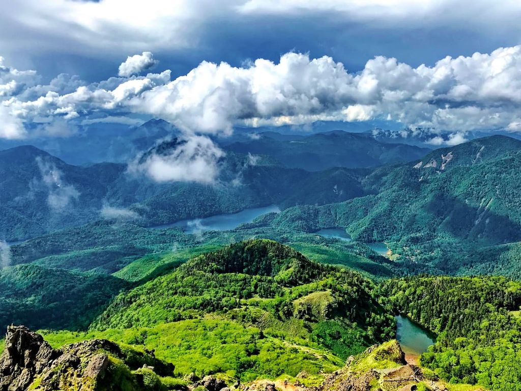 Mount Tanigawa – Tanigawadake Tenjindaira in Japan - a view from the top of a mountain.