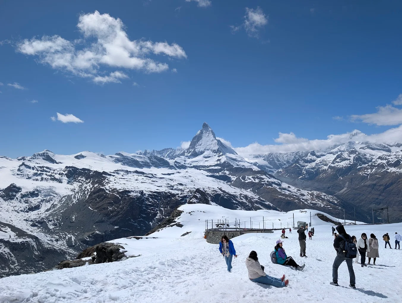 Zermatt Ski Resort in Switzerland - a city in the mountains at night.