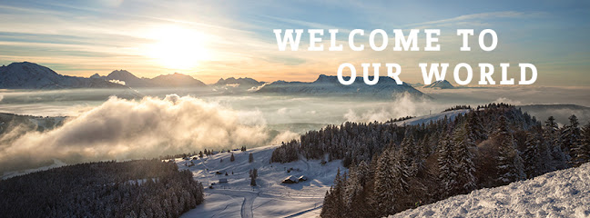 Winter view of Gaissau-Hintersee ski resort in Lake Fuschl, Tennengau, Krispl, Salzburg, Austria, featuring ski activities amidst breathtaking snowy landscape.