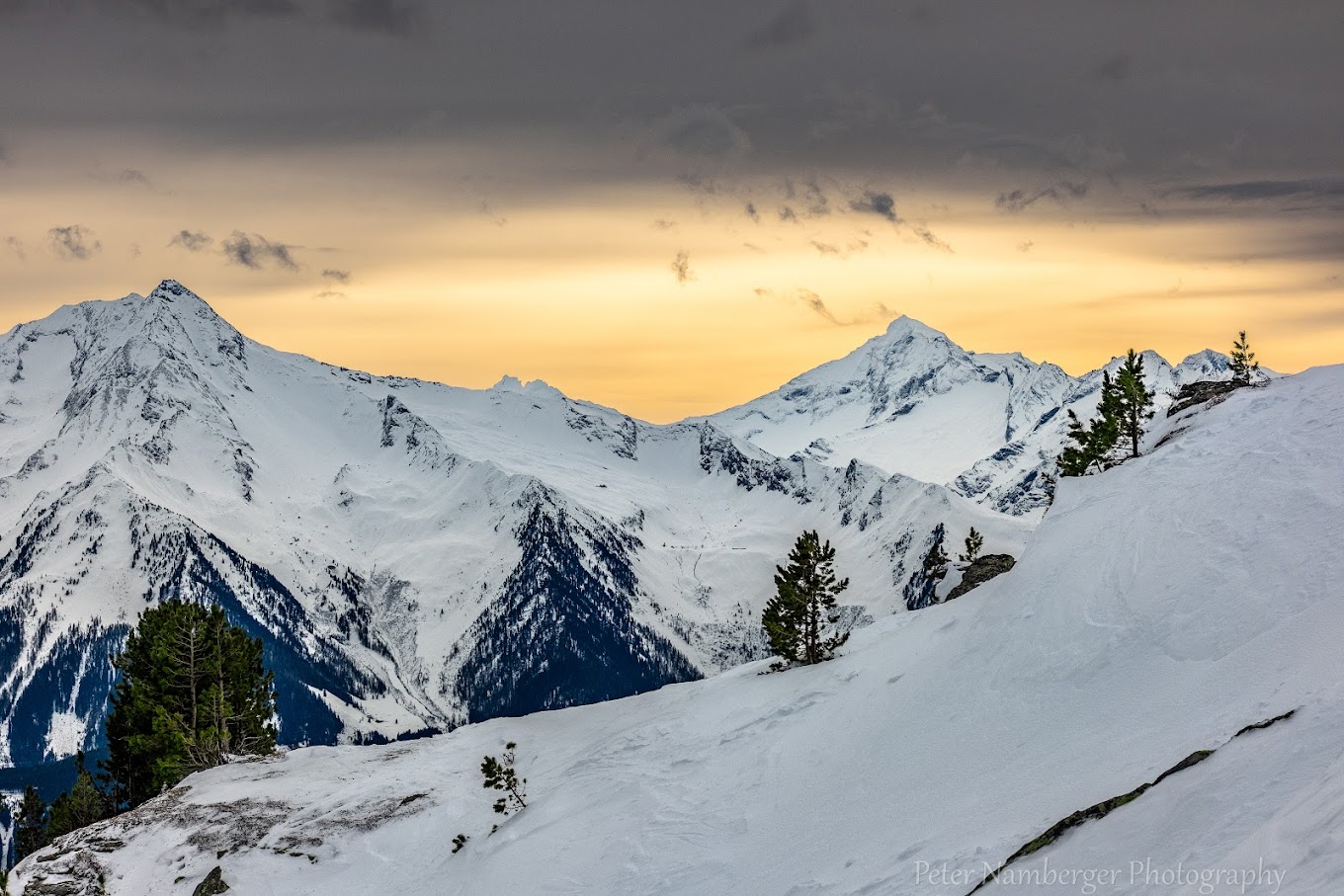 Hochzillertal | Hochfügen in Austria - a view of the mountains from the top of a mountain.