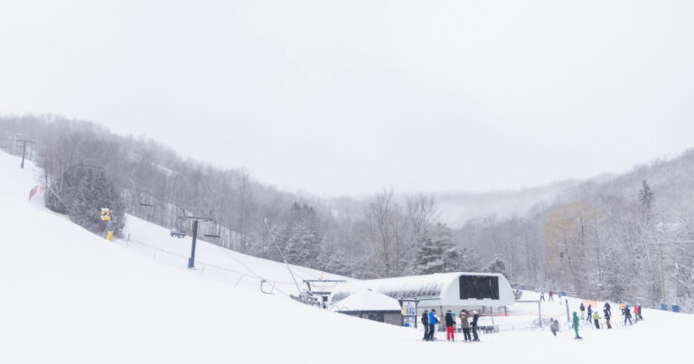 Alpine Ski Club – Collingwood in Canada - white snow on the ground.