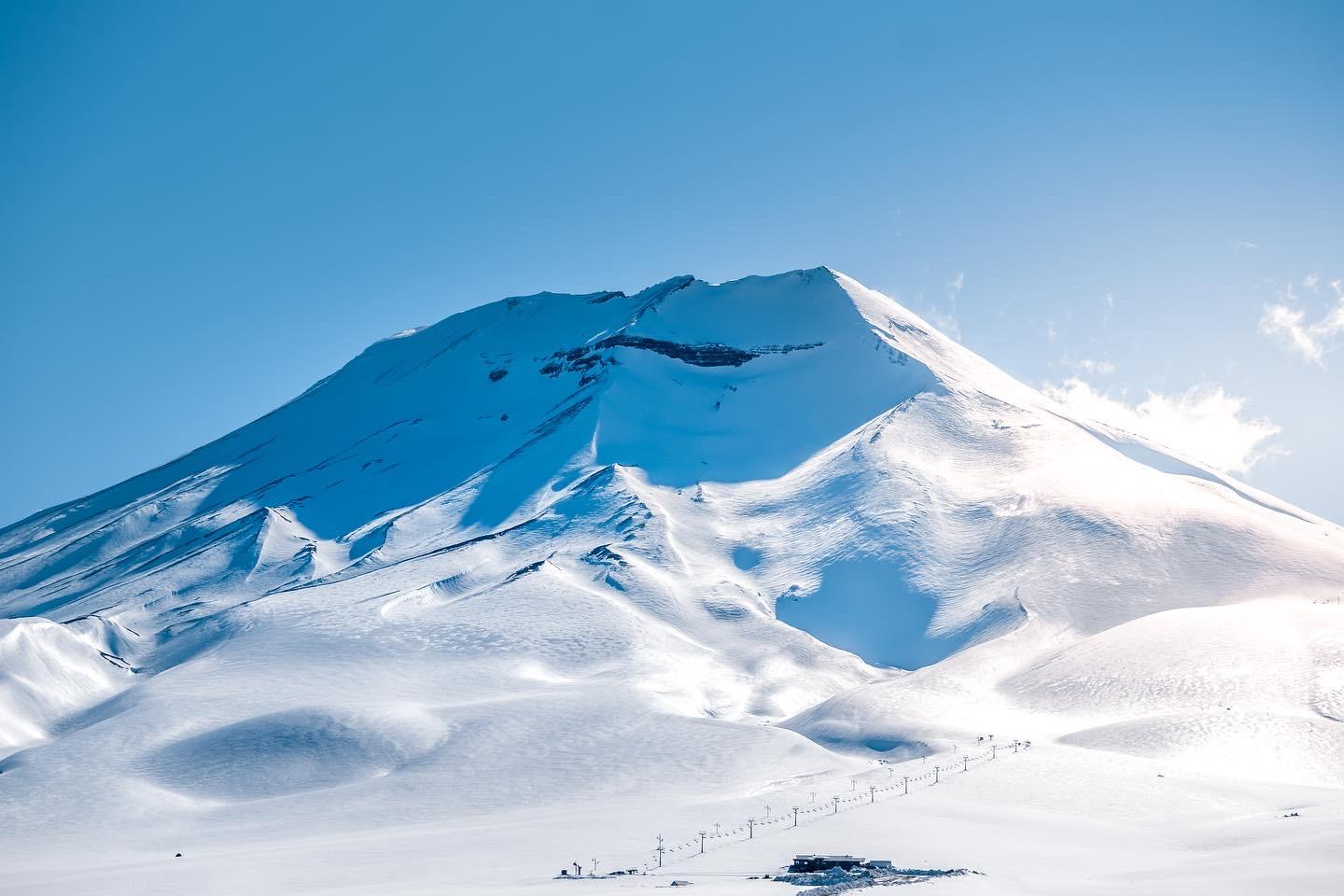 Corralco in Chile - a snow covered mountain.