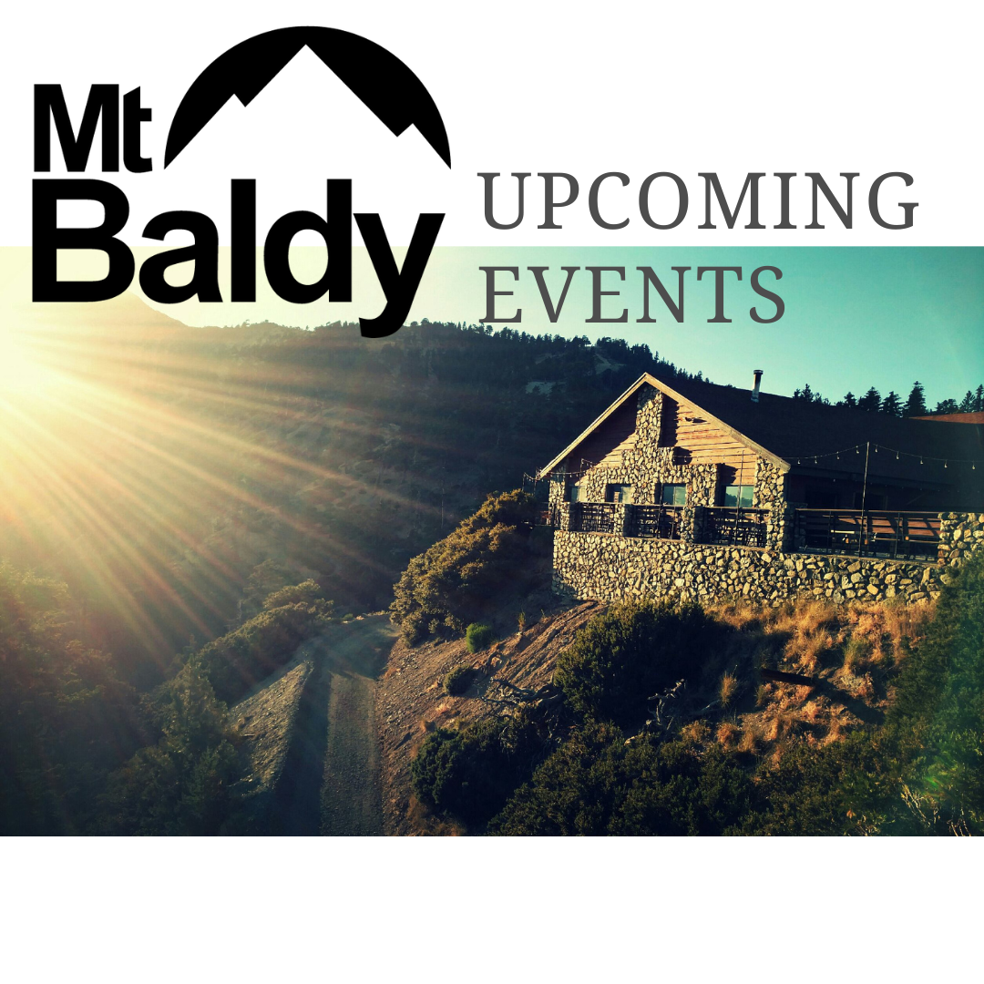Mt Baldy in USA - the logo for my baby event.